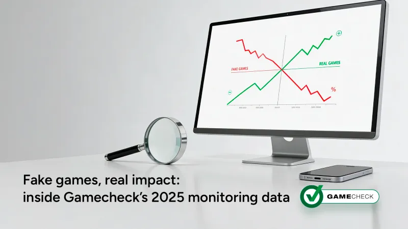 Fake games, real impact: inside Gamecheck’s 2025 monitoring data